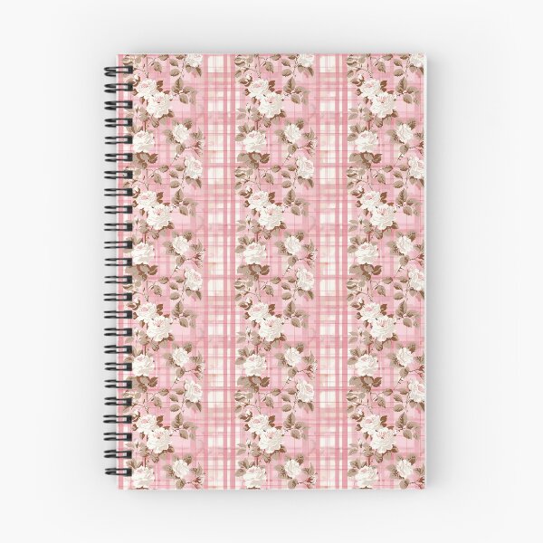 Item preview, Vintage Pink French Floral and Plaid designed and sold by LouieVanille.