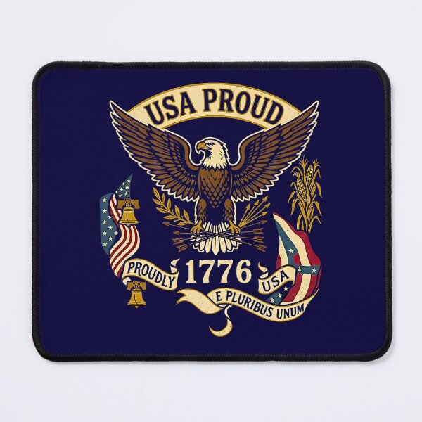 Item preview, USA PROUD - Patriotic pattern designed and sold by TOMASHINO.