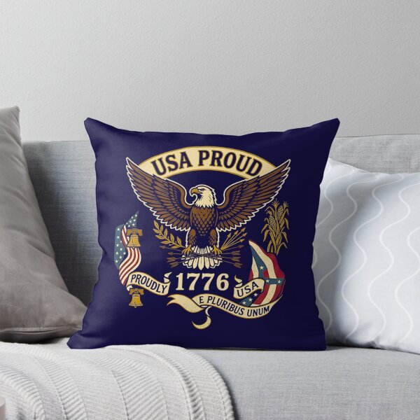 Item preview, USA PROUD - Patriotic pattern designed and sold by TOMASHINO.