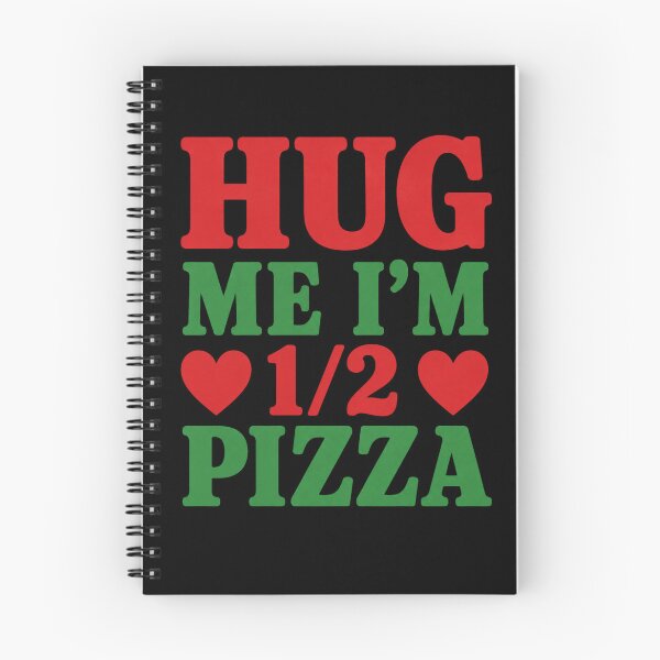 Item preview, Hug Me I'm Half Pizza T-Shirt | Funny Pizza Lover Food Humor Graphic Gift designed and sold by Trendably.