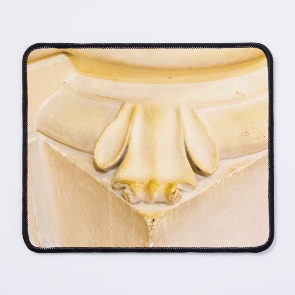 Item preview, Ornamental Stone Column Base Architectural Detail Closeup Beige Masonry Decoration In Historic Interior designed and sold by Nmallia.
