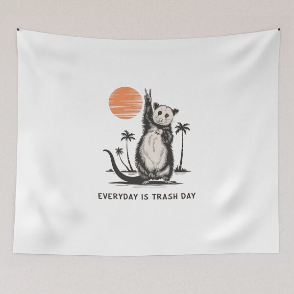 Item preview, Opossum Peace Sign Everyday Is Trash Day Funny Animal  designed and sold by Gbriel3.