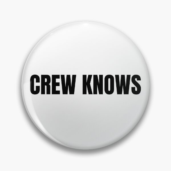 Item preview, Crew knows (Black) designed and sold by ShipCrewNation.