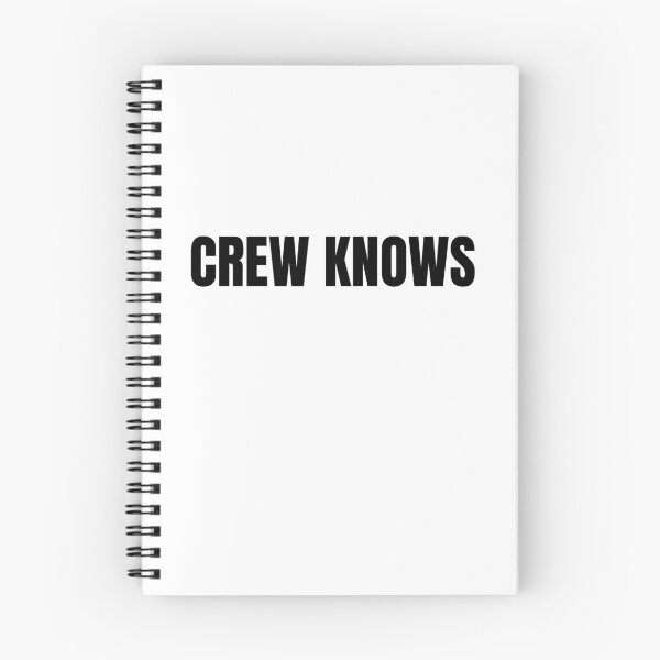 Item preview, Crew knows (Black) designed and sold by ShipCrewNation.