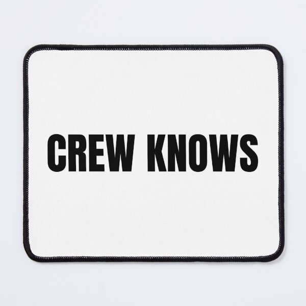 Item preview, Crew knows (Black) designed and sold by ShipCrewNation.