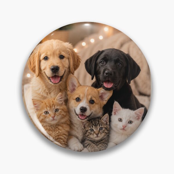 Item preview, Puppies and Kittens Best Friends designed and sold by BagFactoryUK.