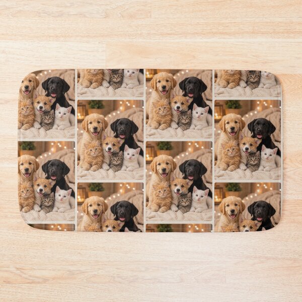 Item preview, Puppies and Kittens Best Friends designed and sold by BagFactoryUK.