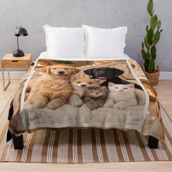 Item preview, Puppies and Kittens Best Friends designed and sold by BagFactoryUK.