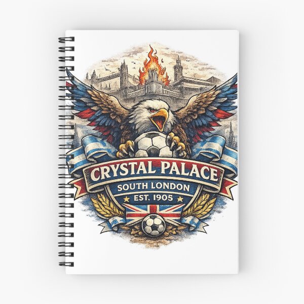 Item preview, Crystal Palace Football Fan Graphic | South London Eagle Supporter Vintage Shirt designed and sold by GarnerSupplyCo.
