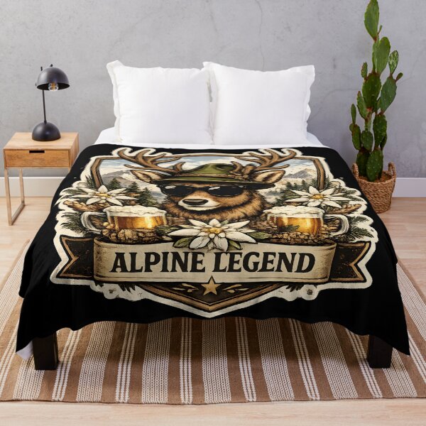 Item preview, Alpine Legend Deer Beer Funny Birthday Gift for her designed and sold by DrawHandArt.