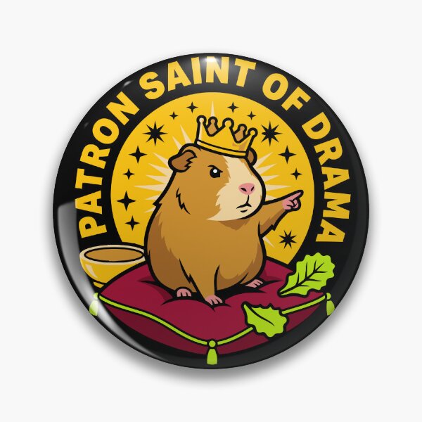 Item preview, Guinea Pig Patron Saint Of Drama Pop Art designed and sold by ZUMERI.