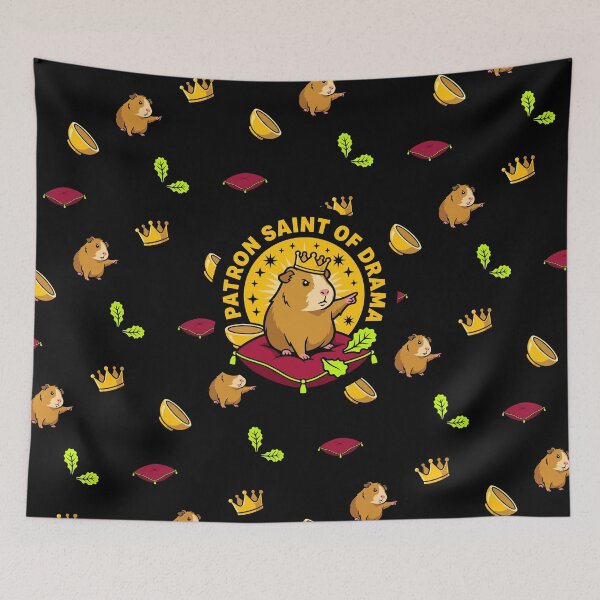 Item preview, Guinea Pig Patron Saint Of Drama Pop Art designed and sold by ZUMERI.