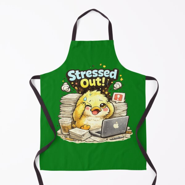 Item preview, Stressed Out Overloaded Office Duck designed and sold by Houldi.