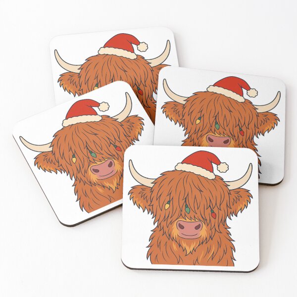 Item preview, Fleece Navidad Funny Highland Cow Christmas — Animal-pun Humor designed and sold by MOSIDRIP™.