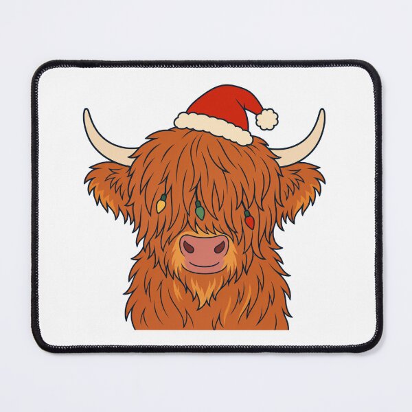 Item preview, Fleece Navidad Funny Highland Cow Christmas — Animal-pun Humor designed and sold by Mosidrip.