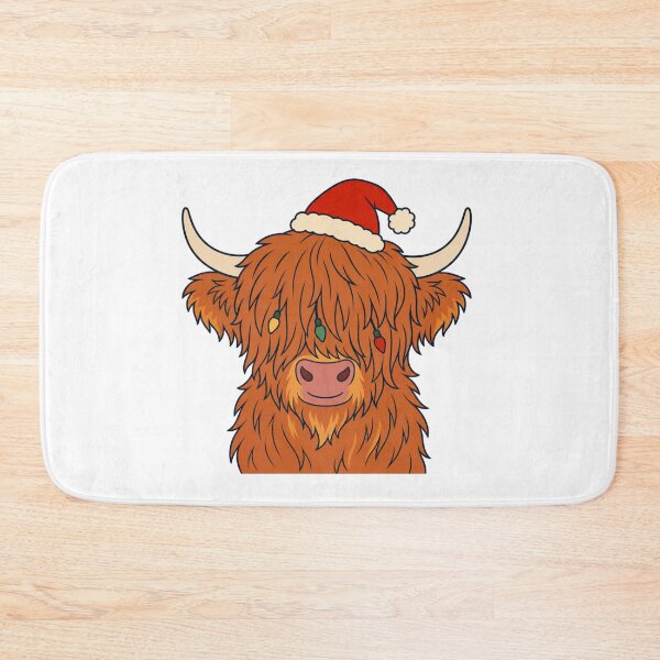 Item preview, Fleece Navidad Funny Highland Cow Christmas — Humor con juegos de palabras sobre animales designed and sold by Mosidrip.