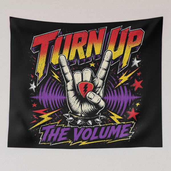 Item preview, Rock, turn up the volume and raise your fist designed and sold by Imprearte.