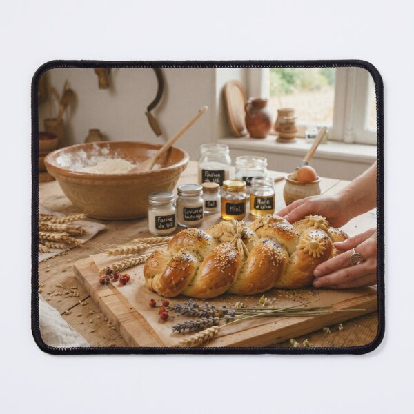 Item preview, Litha braided bread - Homemade summer solstice preparation designed and sold by NeyhineAngelionShop.