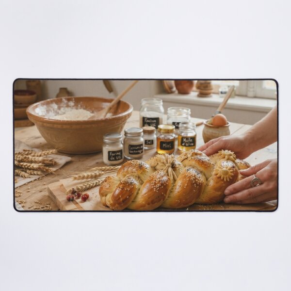 Item preview, Litha braided bread - Homemade summer solstice preparation designed and sold by NeyhineAngelionShop.
