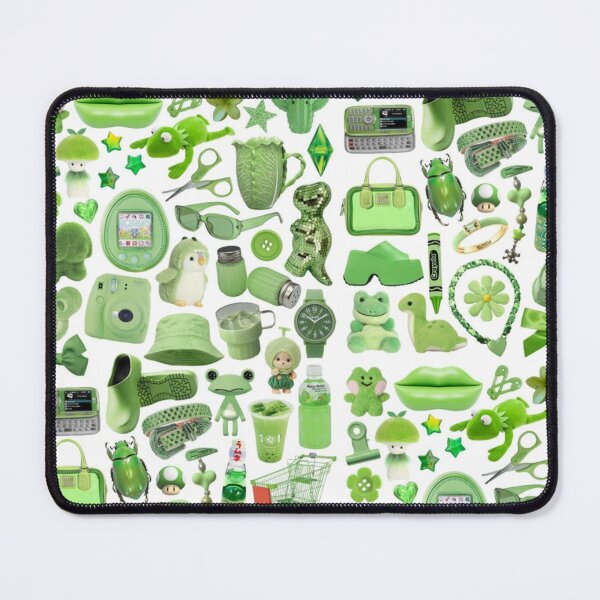 Item preview, green aesthetic designed and sold by CatsCritterDesigns .