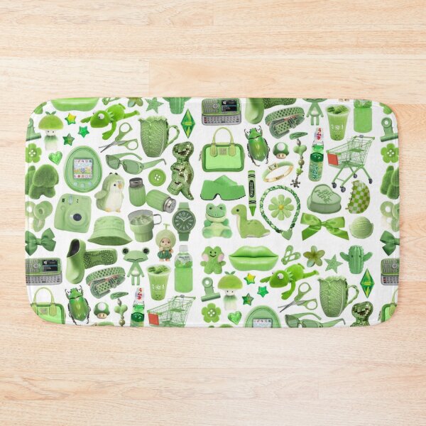 Item preview, green aesthetic designed and sold by CatsCritterDesigns .