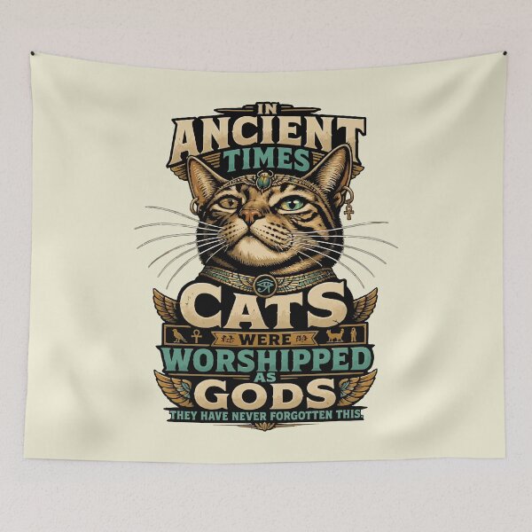 Item preview, Ancient Tabby Cat Attitude designed and sold by taiche.
