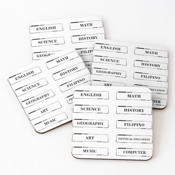 Item preview, Subject Labels designed and sold by BubbleStickerStreet.