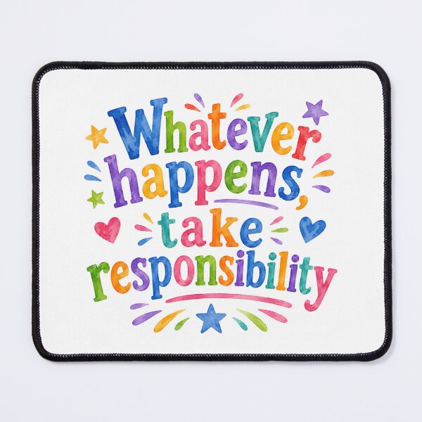 Item preview, Whatever happens take responsibility designed and sold by nimmitrends.