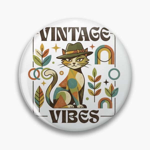Item preview, vintage vibes cat designed and sold by Tipsy24.