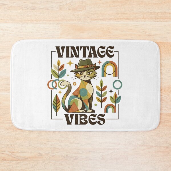 Item preview, vintage vibes cat designed and sold by Tipsy24.