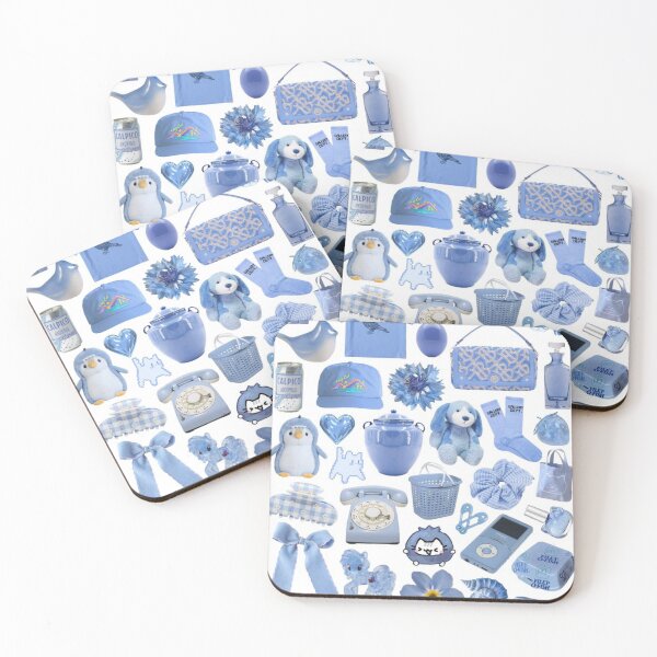 Aperçu de l'œuvre esthétique bleu créée et vendue par CatsCritterDesigns .