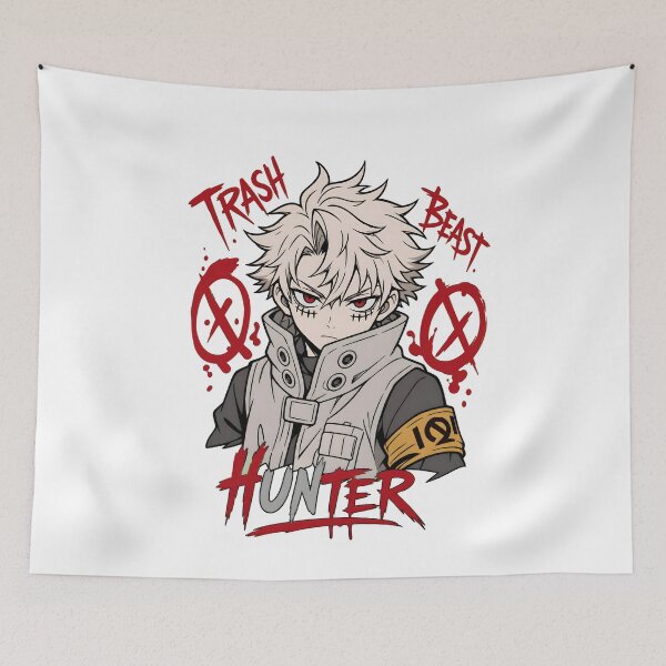 Item preview, Punk Gothic Warrior Trash Beast Graffiti Portrait designed and sold by sidki-SDK.
