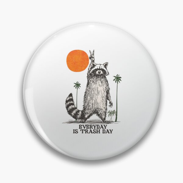 Item preview, Retro Raccoon Peace Sign Everyday Is Trash Day Funny Animal  designed and sold by Gbriel3.