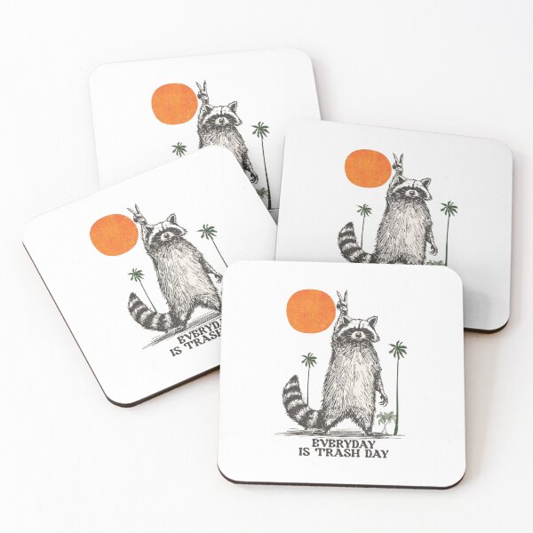 Item preview, Retro Raccoon Peace Sign Everyday Is Trash Day Funny Animal  designed and sold by Gbriel3.