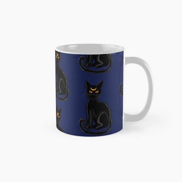 Item preview, Mystical Black Cat With Crescent Moon | Witchcore Gothic Cat Sticker  designed and sold by Marianarcezar.