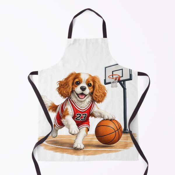 Item preview, Blenheim Cavalier Playing Basketball designed and sold by SpottyRainbow.