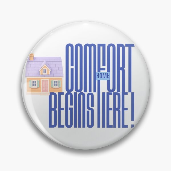 Item preview, Comfort Begins Here – Cozy Transparent Home Illustration designed and sold by EdgeSphere.