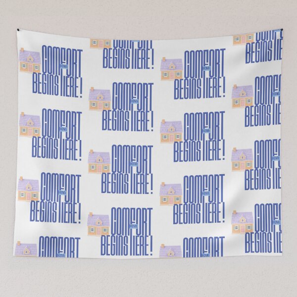 Item preview, Comfort Begins Here – Cozy Transparent Home Illustration designed and sold by EdgeSphere.