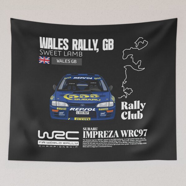 Item preview, Subaru Impreza 555 – Colin McRae | Sweet Lamb Rally designed and sold by BronArtworks.
