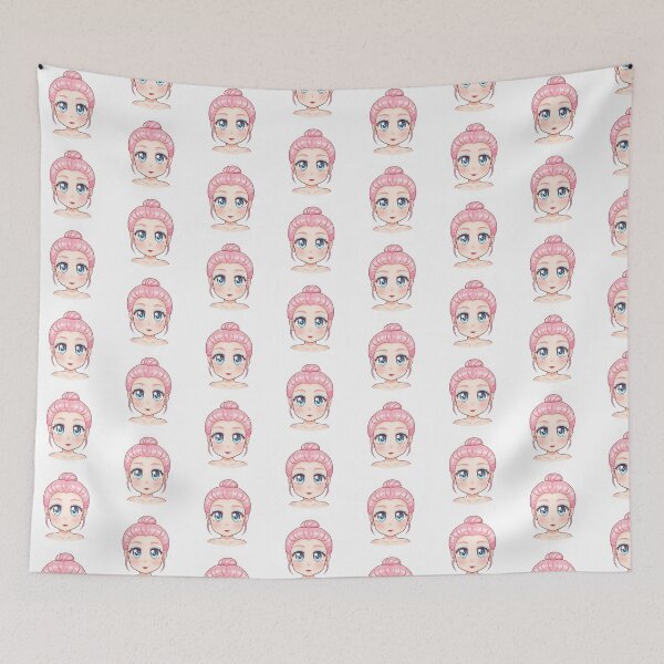 Item preview, Pastel Pink Hair Chibi Illustration designed and sold by KaleChub.