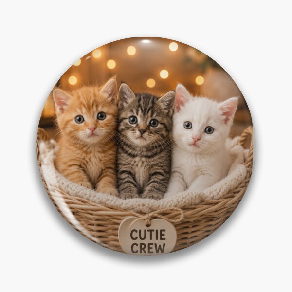 Item preview, Cute Crew Kitten Trio Portrait designed and sold by BagFactoryUK.