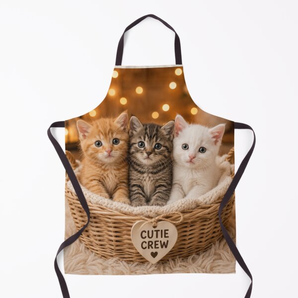 Item preview, Cute Crew Kitten Trio Portrait designed and sold by BagFactoryUK.