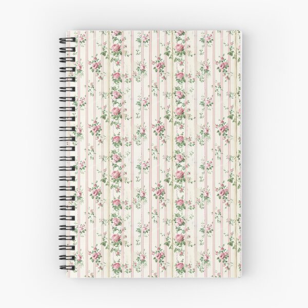 Item preview, Vintage Pink and Green Striped Floral designed and sold by LouieVanille.