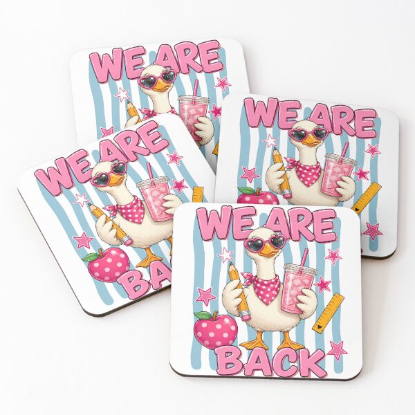 Item preview, Striped We Are Back Teacher Goose Preppy Back To School First Day Of School  designed and sold by VGAfanatic.