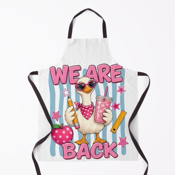 Item preview, Striped We Are Back Teacher Goose Preppy Back To School First Day Of School designed and sold by VGAfanatic.