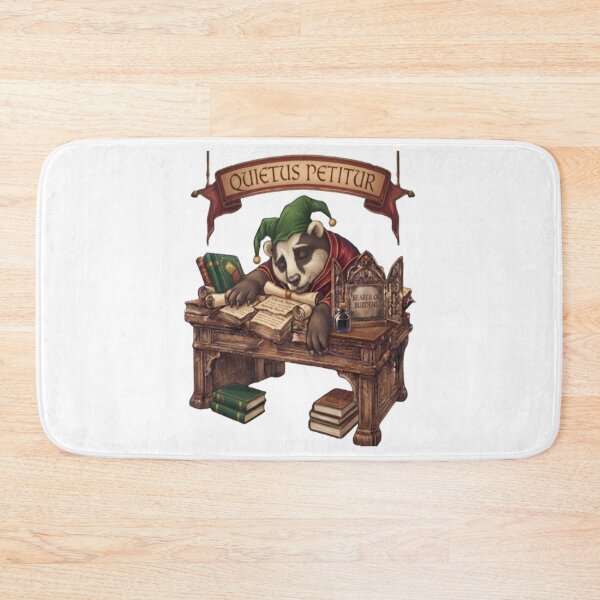 Item preview, Funny Tired Bear Bearer of Burdens Art designed and sold by Northern Glow Art.