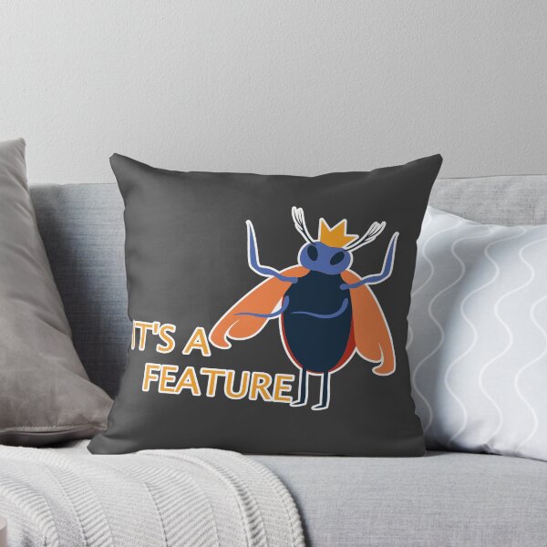 Item preview, It's Feature | Funny Coding Bug Design designed and sold by Mammoths.