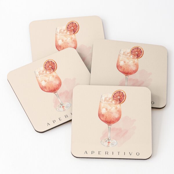Item preview, Aperitivo Spritz Italian Cocktail Kitchen Wall Art designed and sold by TheMinimalFrame.