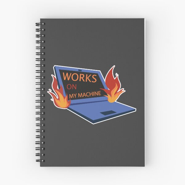 Item preview, Works On My Machine | Funny Coding Laptop designed and sold by Mammoths.