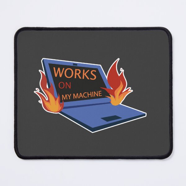 Item preview, Works On My Machine | Funny Coding Laptop designed and sold by Mammoths.